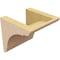 Ekena Millwork 6"W x 6"D x 6"H Wide Olympic Rough Cedar Woodgrain TimberThane Corbel, Primed Tan CORUR06X06X06OLYRCPR - alternate 3